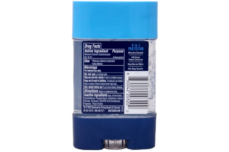 Right Guard مضاد التعرق ومزيل العرق من رايت غارد سبورت، جل شفاف، منعش، 3 أونصات (عبوة من 4) - Image 3